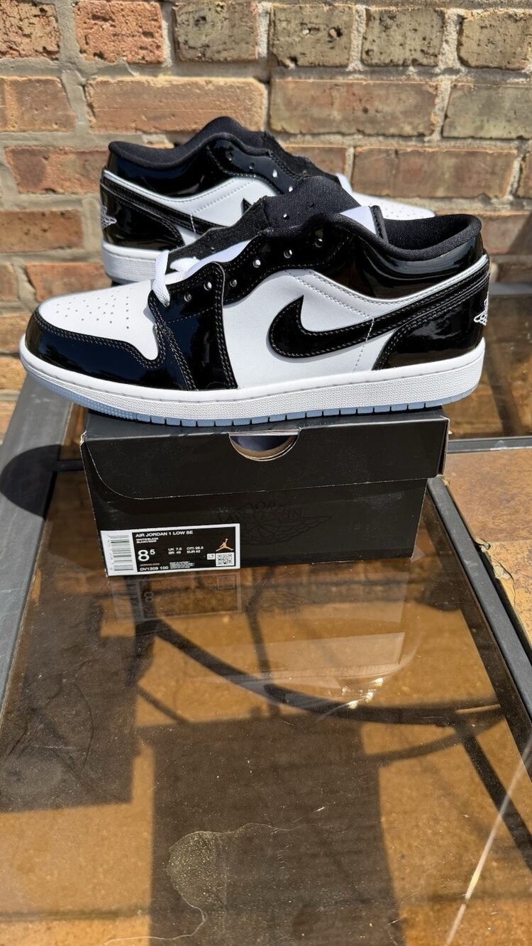 Jordan 1 Low Men's Concord Sneakers Size 8.5
